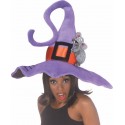 Chapeau sorcière violet femme Halloween