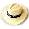 Chapeau Al Capone en paille adulte