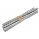 Fagot de bois argent déco 13 cm les 4