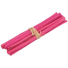 Fagot de bois fuchsia déco 13 cm les 4