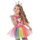 Déguisement licorne arc-en-ciel fille