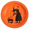 Assiettes carton sorcière Halloween 22.5 cm les 10