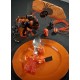 Noeud Strip Halloween Orange Noir idee deco halloween