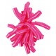 Noeud Froufrou autocollant fuchsia 14 cm