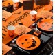 Assiette carton citrouille Halloween 22.5 cm les 10
