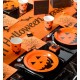 Assiette carton citrouille Halloween 22.5 cm les 10