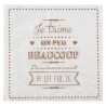 Serviettes de table je t'aime blanches papier les 20