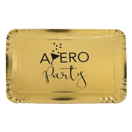 Plateau apéro party carton or les 5