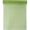Chemin de table à pois en organdi 5 M en 2 coloris