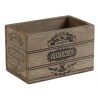 Cagettes vintage en bois à déco et dragées les 2