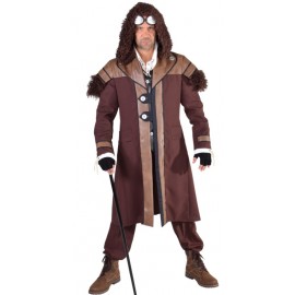 Déguisement manteau steampunk homme luxe