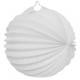 Boule accordéon papier blanc 20 cm