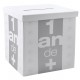 Tirelire anniversaire 1 an de plus carton 30 cm