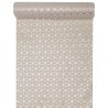 Chemin de table carreaux de ciment or coton 3 M