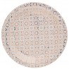Assiette carton carreaux de ciment cuivre 22.5 cm les 10