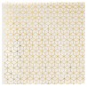 Serviette de table carreaux de ciment or papier les 20