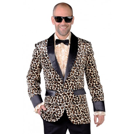 Déguisement veste léopard homme luxe