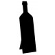 Marque-table ardoise bouteille de vin 29 cm