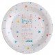 Assiette carton entre amis 22.5 cm les 10