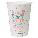 Gobelets carton entre amis les 10