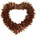 Coeur Chocolat en Plumes 38 cm