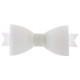 Noeuds papillon autocollants blancs les 4