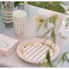 Chemin de table plumetis rose intissé 5 M