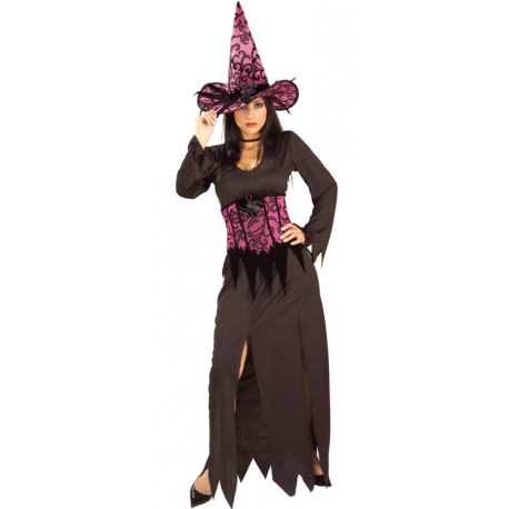 Costume De Sorcière élégante SEA HARE Pour Femme Adulte (Taille XL) – Inclus Robe Et Chapeau, Idéal Pour Halloween Et Soirées Déguisées