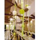 Coeurs en Rotin Couleurs Festives