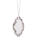 Etiquettes fleurs bucoliques avec ruban les 6