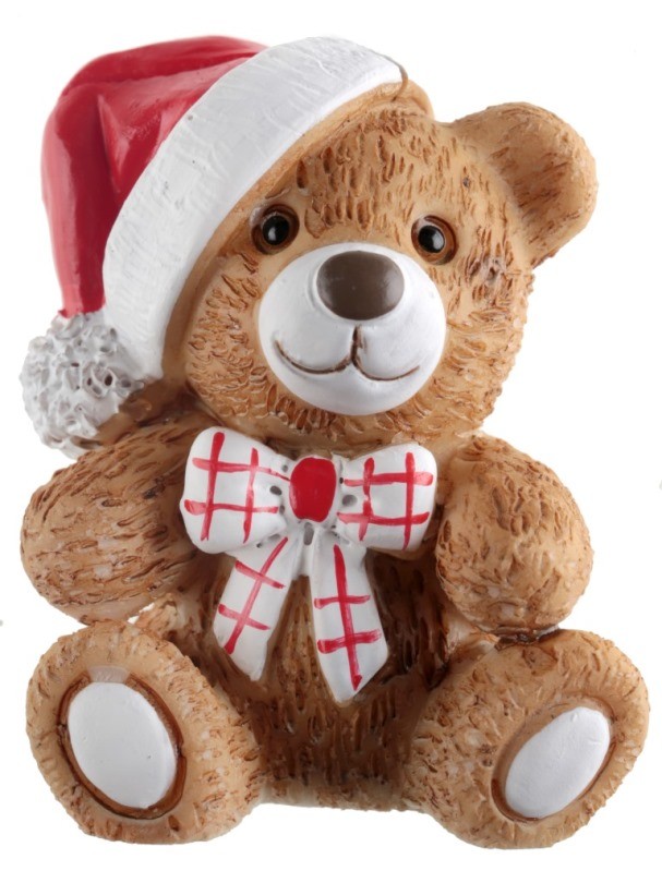 Marque-place ours de Noël Marque-places déco de table Noël