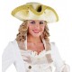 Chapeau tricorne or femme luxe