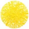 Sets de table raphia jaune 34 cm les 4