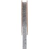 Ruban velours argent pailleté autocollant 10 mm x 1 M
