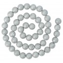 Guirlande boules pailletées argent 120 cm