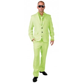 Déguisement Costume fluo vert homme luxe