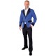 Déguisement veste bleu cobalt homme luxe