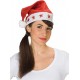 Bonnet de Noël avec étoiles clignotantes adulte