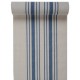 Chemin de table Tradition bleu coton 3 M