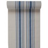 Chemin de table Tradition bleu coton 3 M