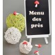 Boule Rotin blanc diam 9 cm x4