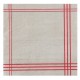 Serviettes de table Tradition rouge papier les 20