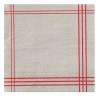 Serviettes de table Tradition rouge papier les 20