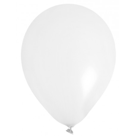 Ballons blancs en latex 23 cm les 8