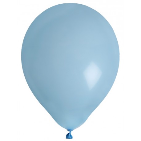 Ballons bleu ciel en latex 23 cm les 8