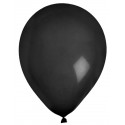 Ballons en latex noir 23 cm les 8