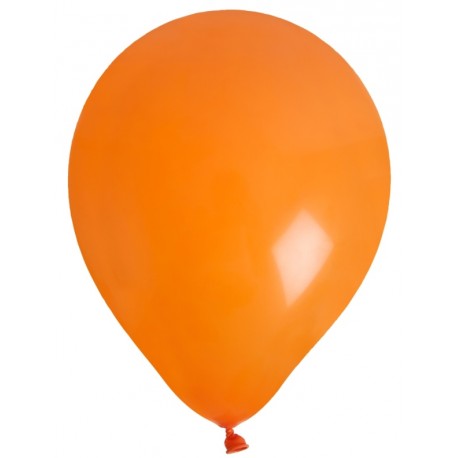 Ballons en latex orange 23 cm les 8
