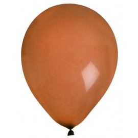 Ballons chocolat en latex 23 cm les 8