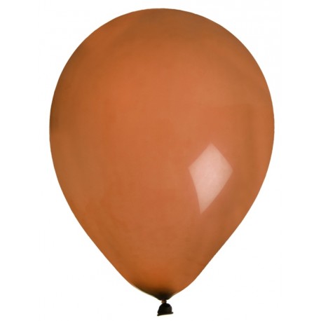 Ballons chocolat en latex 23 cm les 8