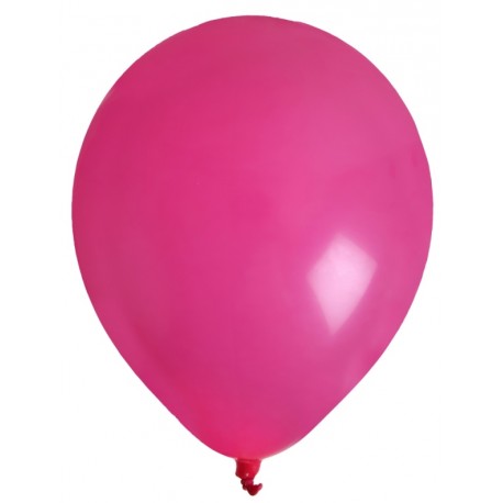 Ballons fuchsia en latex 23 cm les 8